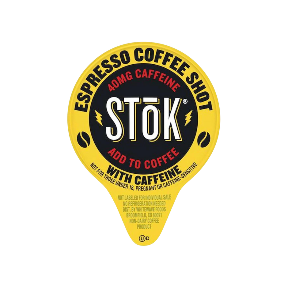 100 SToK Caffeinated Unsweetened Black Coffee Shots.