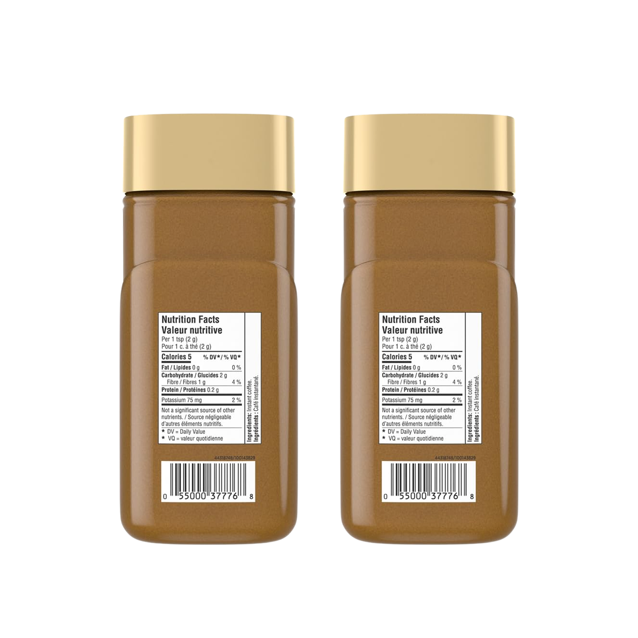 NESCAFE Gold Espresso Instant Coffee, 100g/3.5oz, Jar (2 Pack), {Imported from Canada}