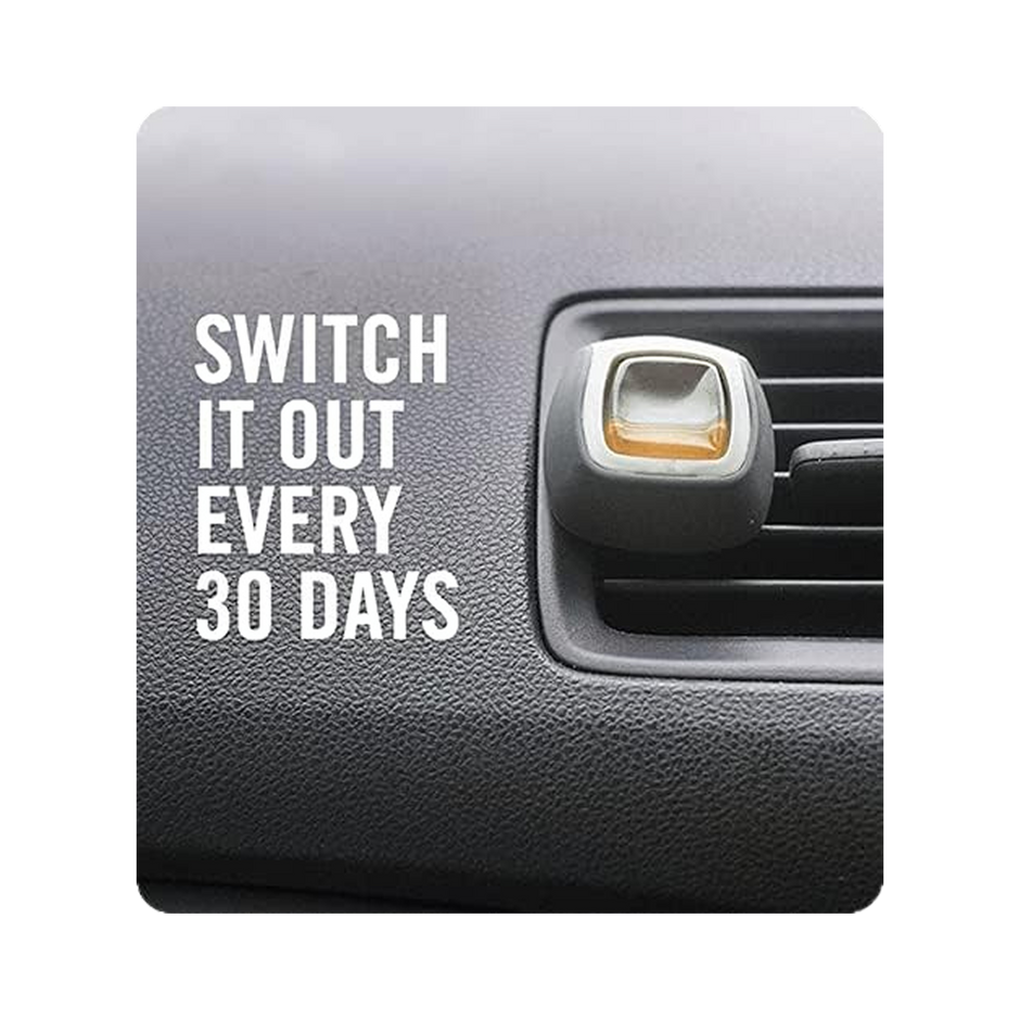 Febreze Car Air Freshener, Set of 5 Clips, Linen & Sky - up to 150 Days