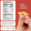 Flock Keto Chicken Skin Chips | Hattie B's Nashville Hot Flavor | Low Carb, High Protein, Sugar Free, Gluten Free Fried Chicken Skins for People | (1oz) 8-Pack Crispy Flock Chips