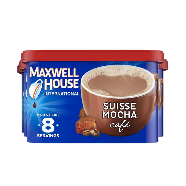 Maxwell House International Suisse Mocha Café-Style Instant Coffee Beverage Mix, 4 ct. Pack, 7.2 oz.