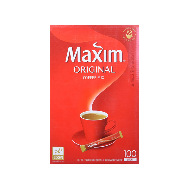 Maxim Ground Original Korean Coffee - 100pks