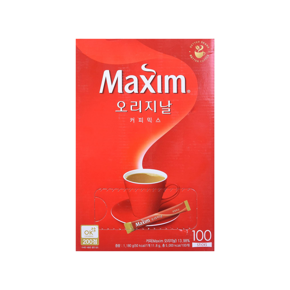 Maxim Ground Original Korean Coffee - 100pks