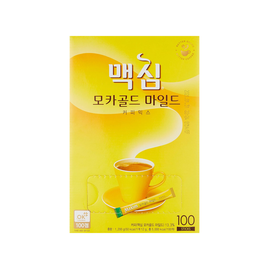 Maxim Mocha Gold Korean Instant Coffee - 100pks