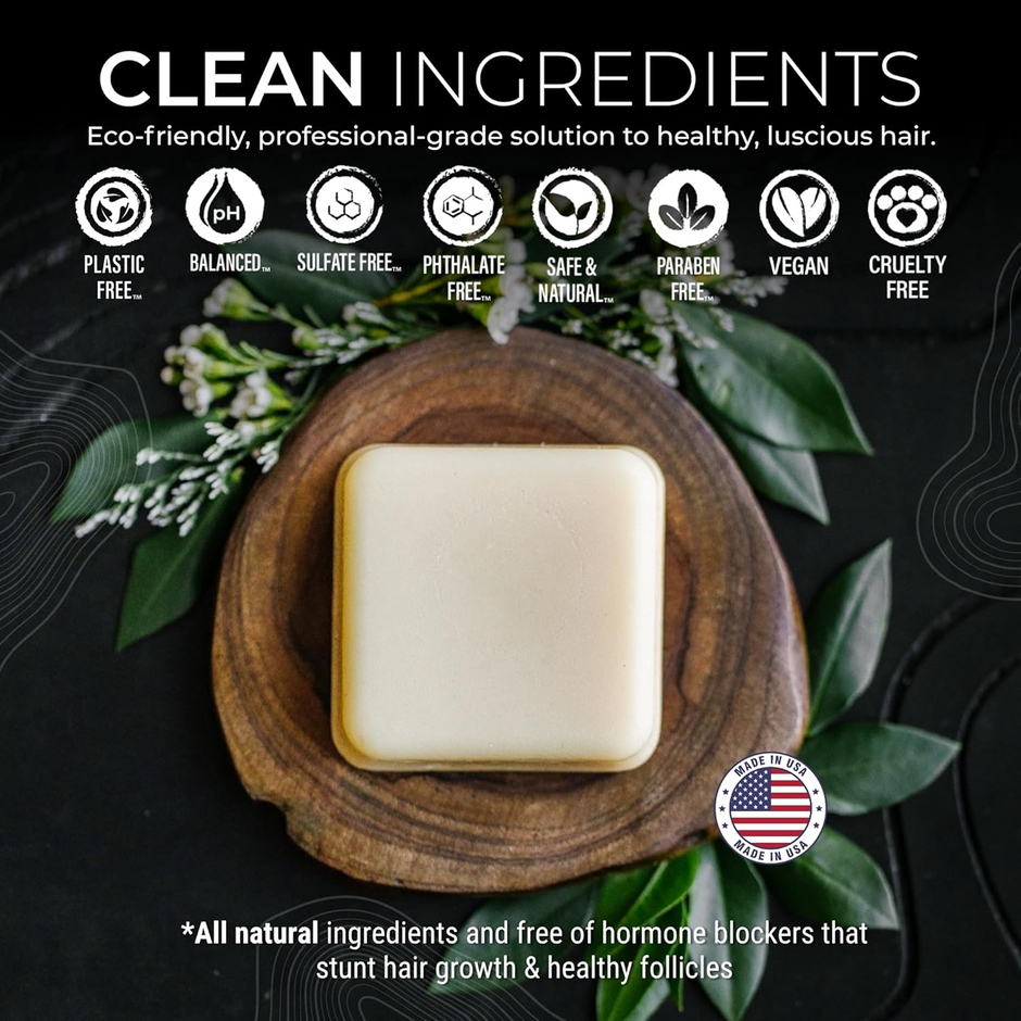 Viori Citrus Yao Conditioner Bar - Handcrafted with Longsheng Rice Water & Natural Ingredients - Sulfate-free, Paraben-free, Cruelty-free, Phthalate-free, pH balanced 100% Vegan, Zero-Waste