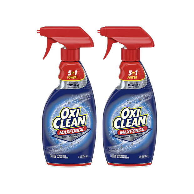 OxiClean Max Force 4 in Power Laundry Stain Remover Spray, 12 oz - 2 PK