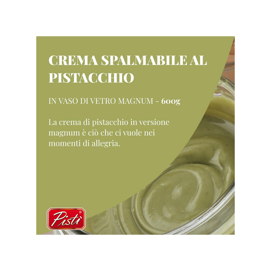 Pisti Spreadable Pistachio Cream 600g jar