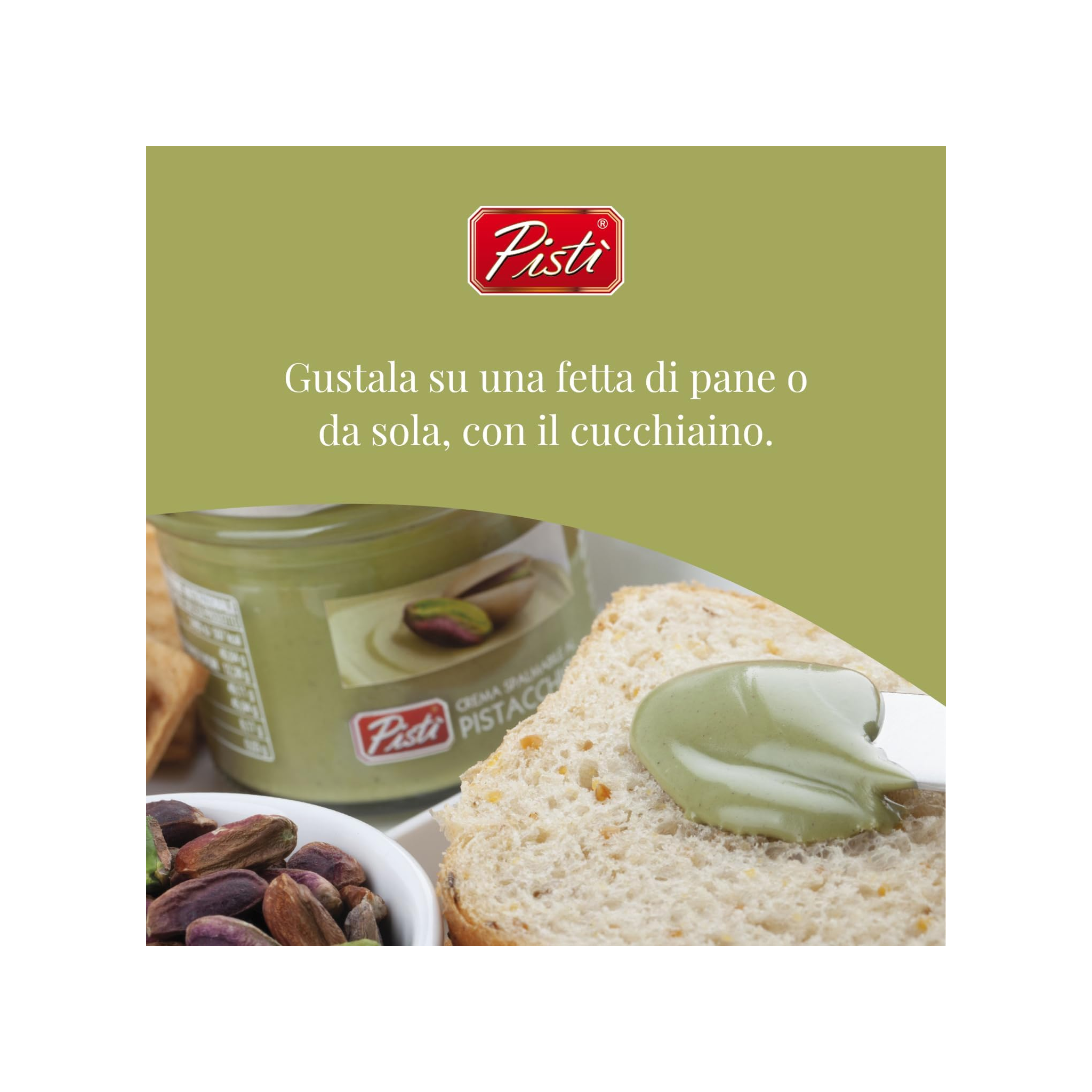 Pisti Spreadable Pistachio Cream 600g jar