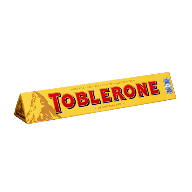 TOBLERONE SWISS MILK CHOCOLATE WITH HONEY AND ALMOND NOUGAT 6 X 100 G BARS by Toblerone