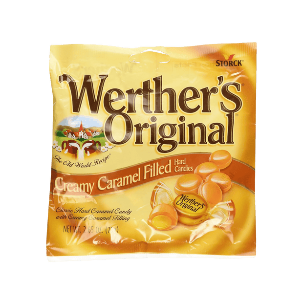 Werther's Original Creamy Caramel Filled Hard Candies (2.65oz) 3 Pack by Werther's
