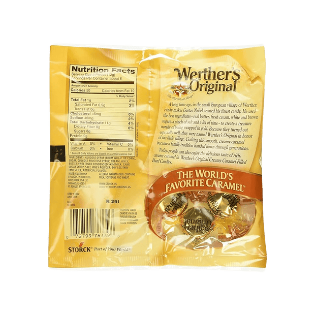 Werther's Original Creamy Caramel Filled Hard Candies (2.65oz) 3 Pack by Werther's