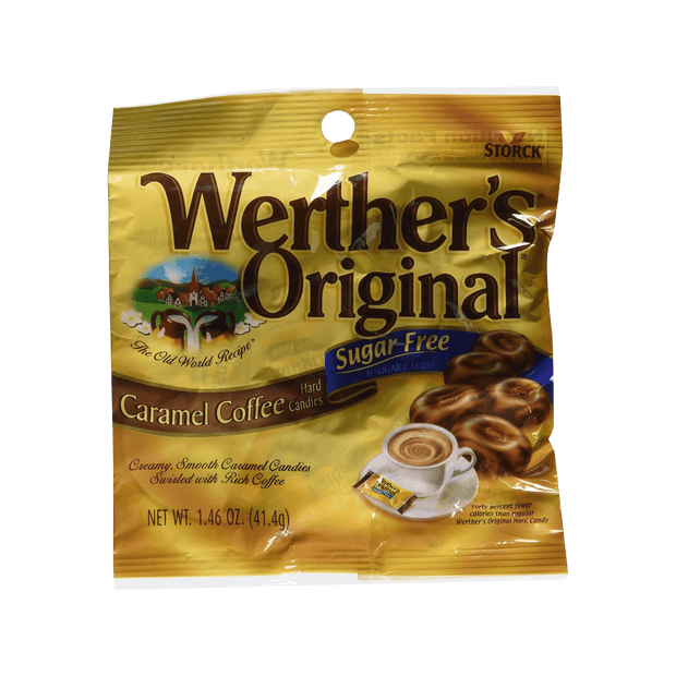 Werther's Original - Sugar Free - Caramel Coffee Hard Candies (Pack of 3)