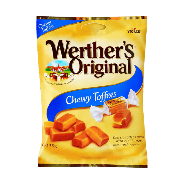 Werther's Original Chewy Caramels 2.4 Oz (Pack of 4)